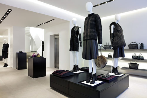 Интерьер знаменитых бутиков мира. Jil Sander Лондон.
